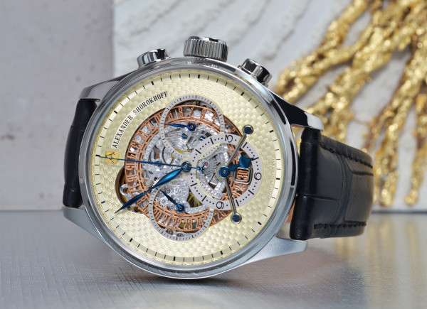 Часовник ALEXANDER SHOROKHOFF CHRONO REGULATOR 43.5MM LIMITED EDITION 68PIECES