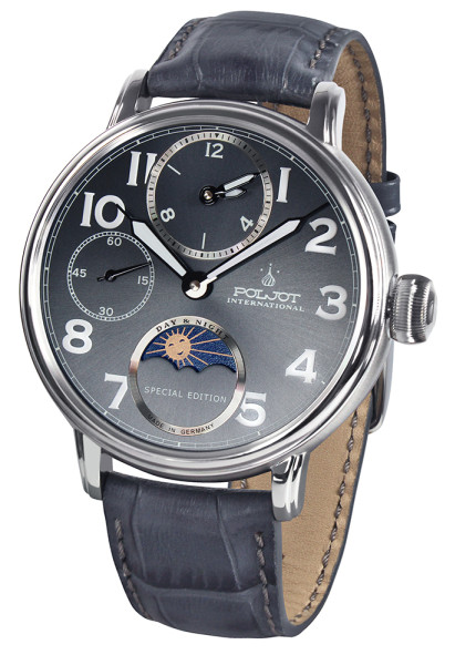 Часовник POLJOT INTERNATIONAL DOUBLETIMER 43MM LIMITED EDITION 300PIECES