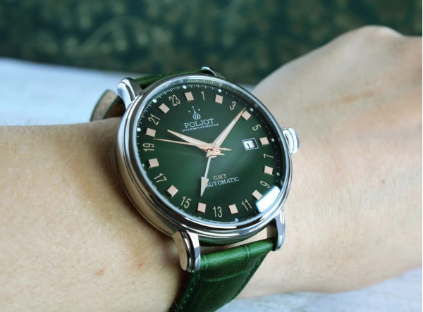 Часовник POLJOT INTERNATIONAL JAROS GMT 42MM
