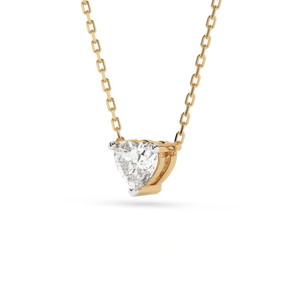 CARA Златно колие с диамант 0,30 ct GIA сертификат K104-10066Y HT