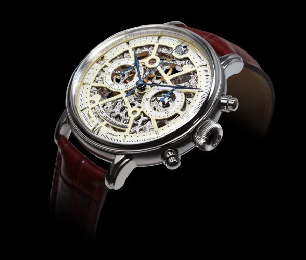 Часовник POLJOT INTERNATIONAL CHRONOGRAPH NICOLAI II SKELETON 43MM LIMITED EDITION 100PIECES