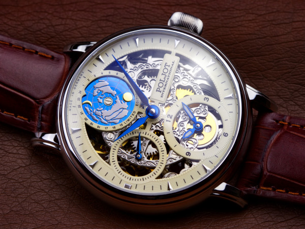 Часовник POLJOT INTERNATIONAL GLOBETROTTER 43MM LIMITED EDITION 300PIECES