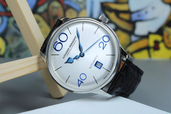 Часовник ALEXANDER SHOROKHOFF SIXTYTHREE SILVER 40MM  LIMITED EDITION 50PCS