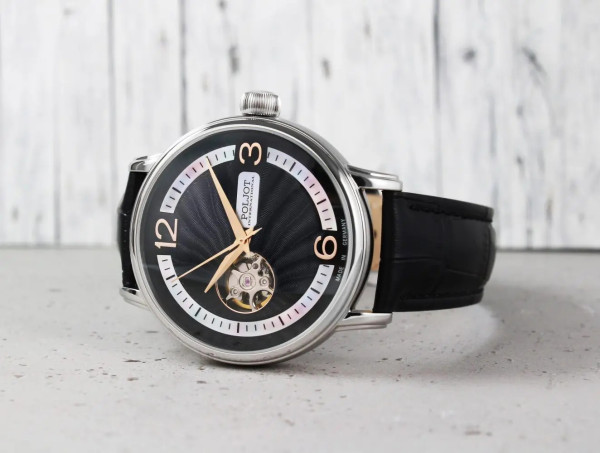 Часовник POLJOT INTERNATIONAL Jaros Open Heart 42MM LIMITED EDITION 100PCS