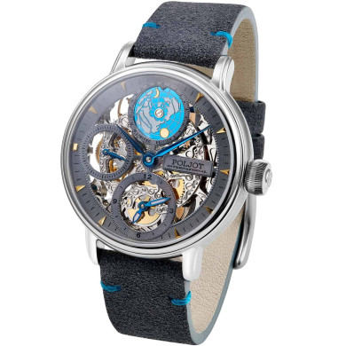 Часовник POLJOT INTERNATIONAL GLOBETROTTER 43MM LIMITED EDITION 300PIECES