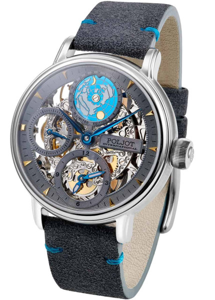 Часовник POLJOT INTERNATIONAL GLOBETROTTER 43MM LIMITED EDITION 300PIECES