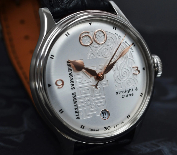 Часовник ALEXANDER SHOROKHOFF STRAIGHT & CURVE 39.5MM LIMITED EDITION 30PCS