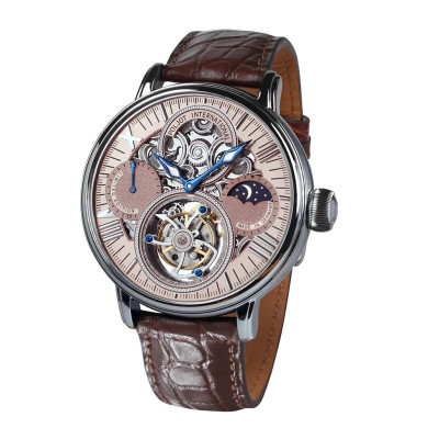 Часовник POLJOT INTERNATIONAL TOURBILLON SKELETON OSEM 43MM LIMITED EDITION 100PS