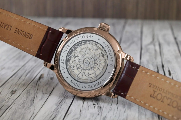 Часовник POLJOT INTERNATIONAL Jaros Open Heart 42MM LIMITED EDITION 100PCS