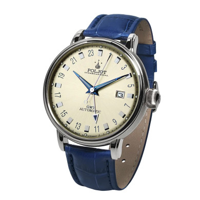 Часовник POLJOT INTERNATIONAL JAROS GMT 42MM