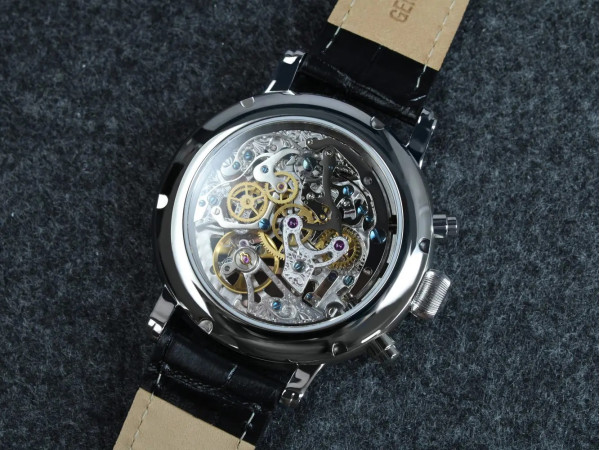 Часовник POLJOT INTERNATIONAL  CHRONOGRAPH NICOLAI II SKELETON 43MM LIMITED EDITION 100PIECES