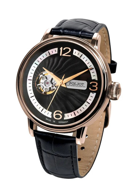 Часовник POLJOT INTERNATIONAL Jaros Open Heart 42MM LIMITED EDITION 100PCS