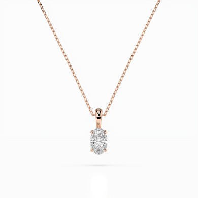 CARA Златно колие с диамант 0,30 ct GIA сертификат K104-10069R OV