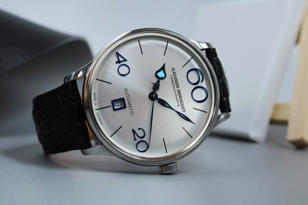 Часовник ALEXANDER SHOROKHOFF SIXTYTHREE SILVER 40MM  LIMITED EDITION 50PCS
