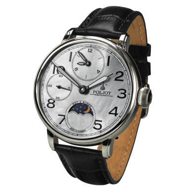 Часовник POLJOT INTERNATIONAL DOUBLETIMER 43MM