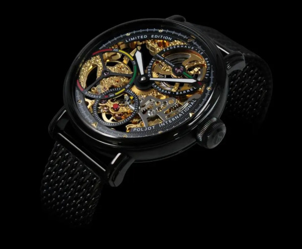 Часовник POLJOT INTERNATIONAL BERINGO HAND WINDING 43 MM LIMITED EDITION 400 PIECES