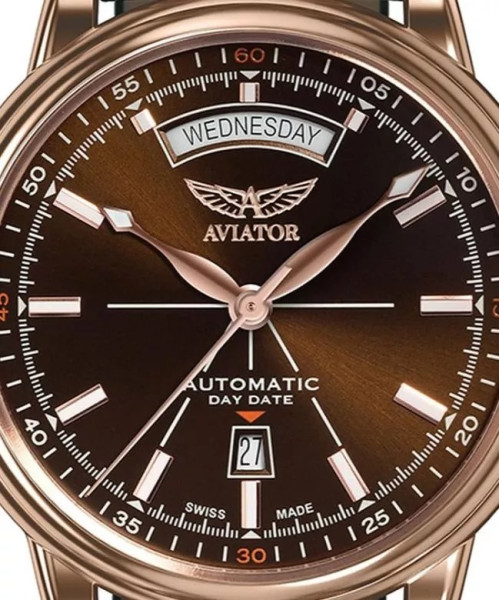 ЧАСОВНИК  AVIATOR DOUGLAS DAY-DATE 45MM