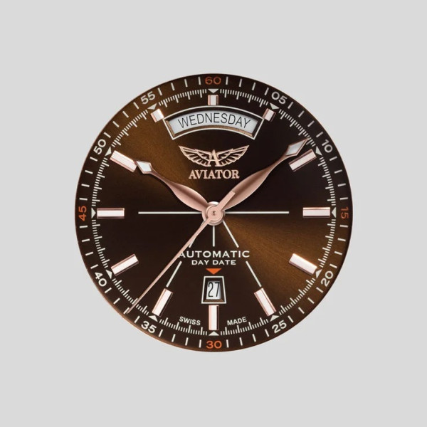 ЧАСОВНИК  AVIATOR DOUGLAS DAY-DATE 45MM