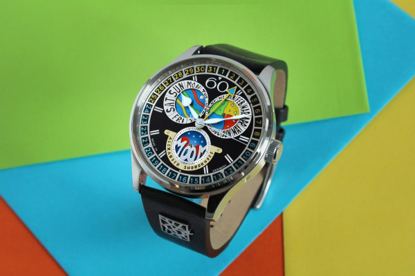 Часовник ALEXANDER SHOROKHOFF FULL CALENDAR CADAMOMO BLACK 43.5ММ LIMITED EDITION 50PCS