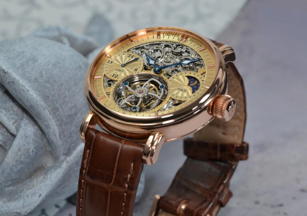 Часовник POLJOT INTERNATIONAL TOURBILLON SKELETON 43MM LIMITED EDITION 250PIECE
