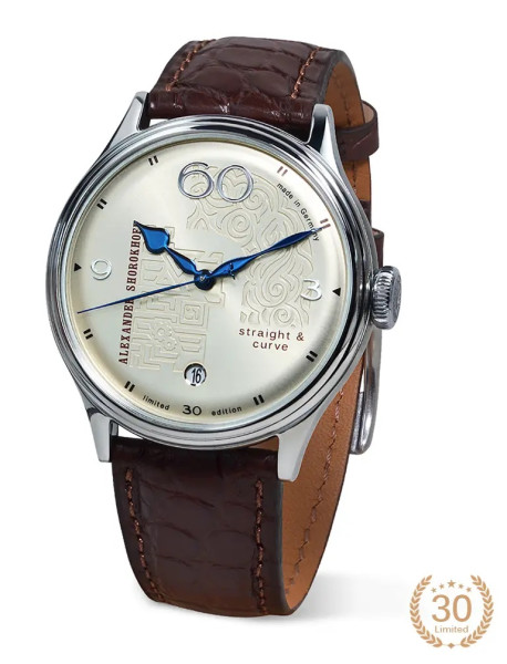 Часовник ALEXANDER SHOROKHOFF STRAIGHT & CURVE 39.5MM LIMITED EDITION 30PCS