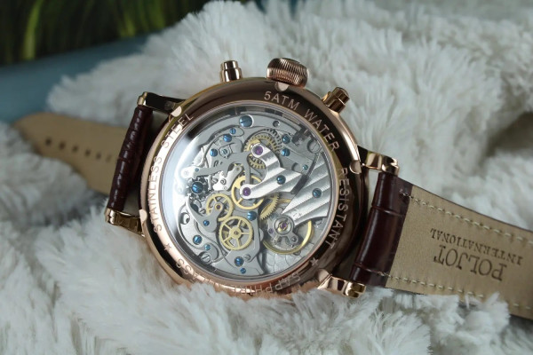 Часовник POLJOT INTERNATIONAL  NICOLAI II  CHRONOGRAPH 43MM