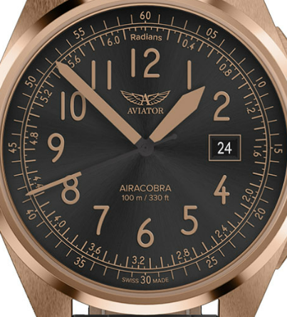 ЧАСОВНИК AVIATOR AIRACOBRA TYPE B 42.8MM