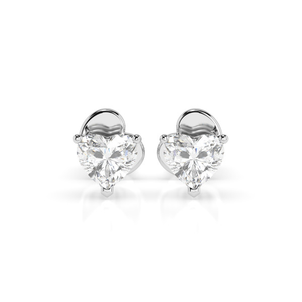 CARA Златни обеци с диаманти 0,60 ct  GIA сертификат  K102-10190W HRT