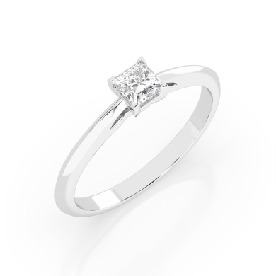 CARA Златен пръстен с диамант 0.30 ct GIA сертификат K101-10190W PR