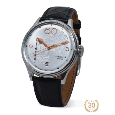 Часовник ALEXANDER SHOROKHOFF STRAIGHT & CURVE 39.5MM LIMITED EDITION 30PCS