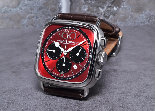Часовник ALEXANDER SHOROKHOFF SQUARE&ROUND 44.5MM LIMITED EDITION 30PIECES ***
