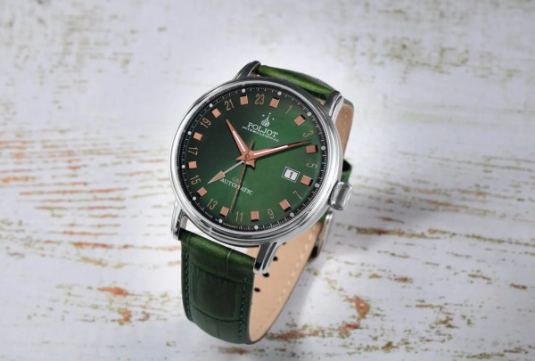 Часовник POLJOT INTERNATIONAL JAROS GMT 42MM