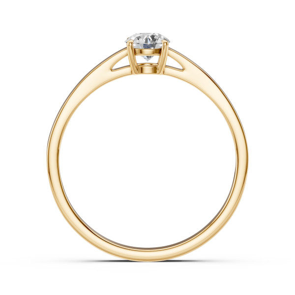CARA Златен пръстен с диамант 0.40 ct GIA сертификат K101-10012Y