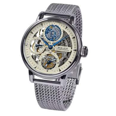 Часовник POLJOT INTERNATIONAL GLOBETROTTER 43MM LIMITED EDITION 300PIECES