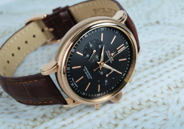 Часовник POLJOT INTERNATIONAL CLASSIC CHRONO 43MM