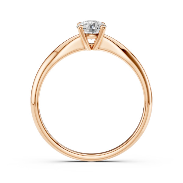 CARA Златен пръстен с диамант 0.50 ct GIA сертификат K101-10021R