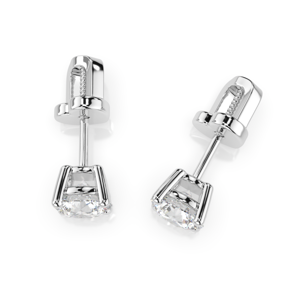 CARA Златни обеци с диаманти 0,90 ct GIA сертификат K102-10012W