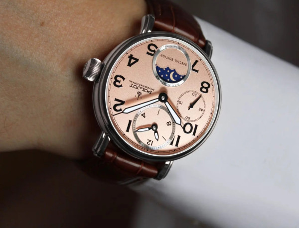 Часовник POLJOT INTERNATIONAL DOUBLETIMER 43MM
