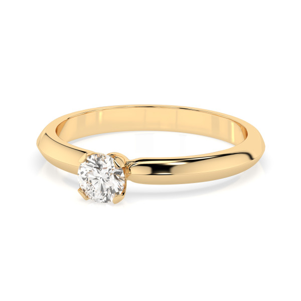 CARA Златен пръстен с диамант 0.30 ct GIA сертификат K101-10089Y