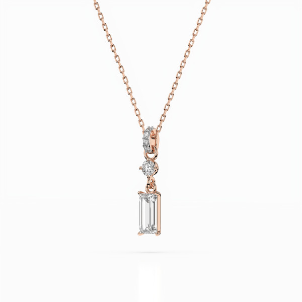 CARA Златно колие с диаманти 0,04+0,32 ct GIA сертификат K104-10071/3R (0,30)