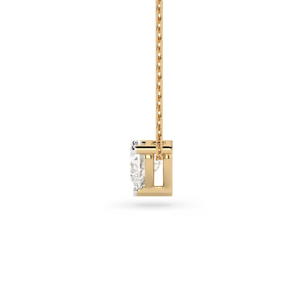 CARA Златно колие с диамант 0,30 ct GIA сертификат K104-10066Y HT