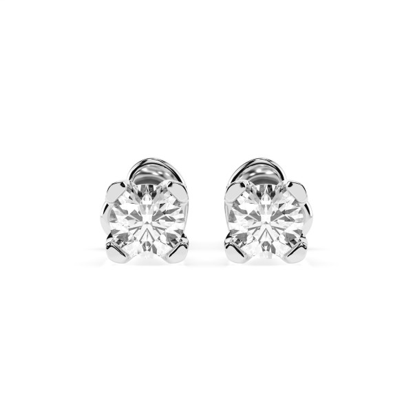 CARA Златни обеци с GIA сертифицирани диаманти K102-10089W