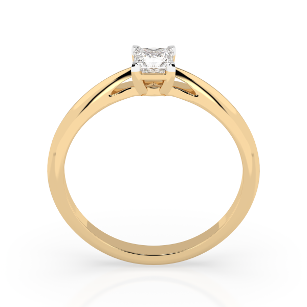 CARA Златен пръстен с диамант 0.30 ct GIA сертификат K101-10190Y PR
