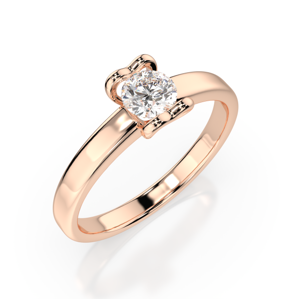CARA Златен пръстен с диамант 0.30 ct GIA сертификат K101-10013R