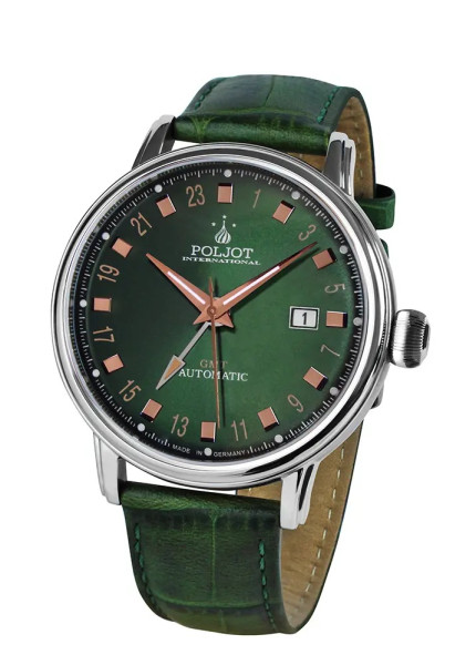 Часовник POLJOT INTERNATIONAL JAROS GMT 42MM