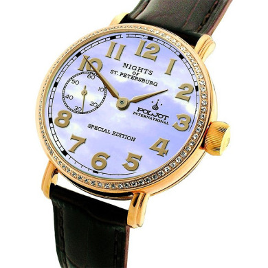 POLJOT INTERNATIONAL NIGHTS OF ST. PETERSBURG SPECIAL EDITION HAND WINDING 43MM MEN'S WATCH