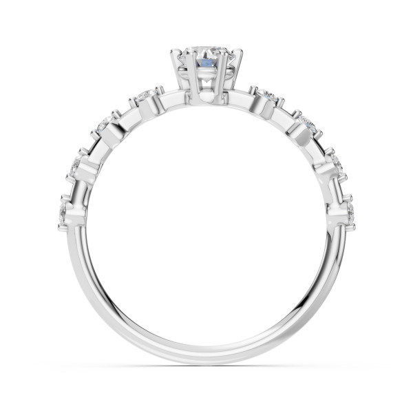 CARA Златен пръстен с диаманти 0.30+0,16 ct GIA сертификат K101-10144W