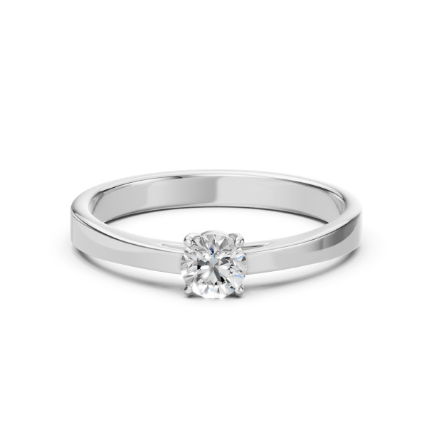 CARA Златен пръстен с диамант 0.40 ct GIA сертификат K101-10012W