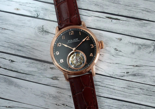 Часовник POLJOT INTERNATIONAL TOURBILLON 42MM LIMITED EDITION 100PCS