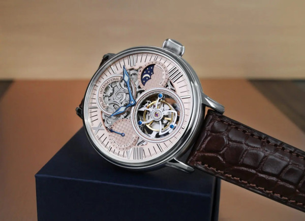 Часовник POLJOT INTERNATIONAL TOURBILLON SKELETON OSEM 43MM LIMITED EDITION 100PS